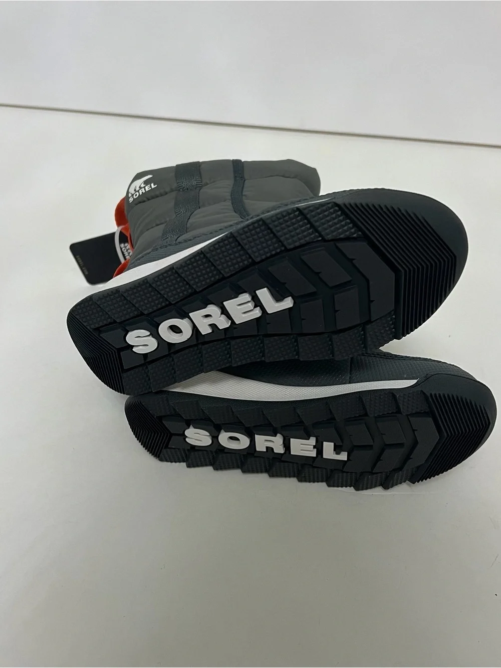 SOREL Whitney II Puffy Waterproof Boot In Olive Quarry & Sea Salt - Reemoly